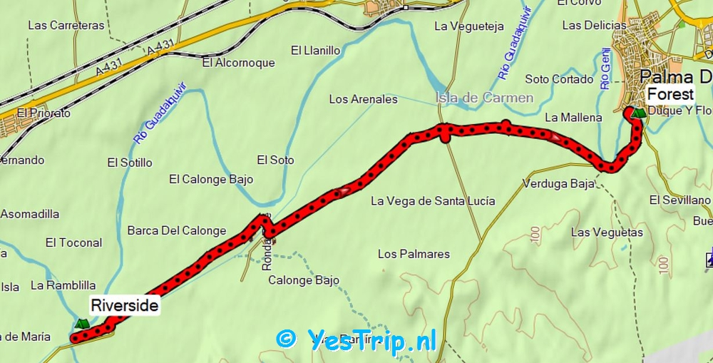 xxx Alcolea del Rio to The River, Spain xxx